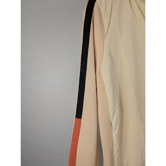 Jamie Sadock Large Silk Blend Zip Front Active Golf Jacket yellow peach READ - Picture 7 of 12